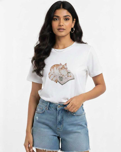 White Graphic T-Shirt