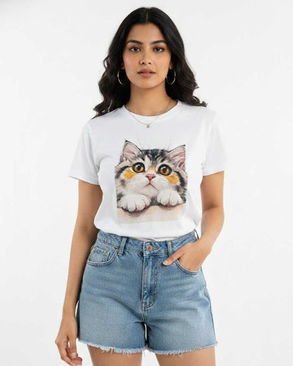 White Graphic T-Shirt