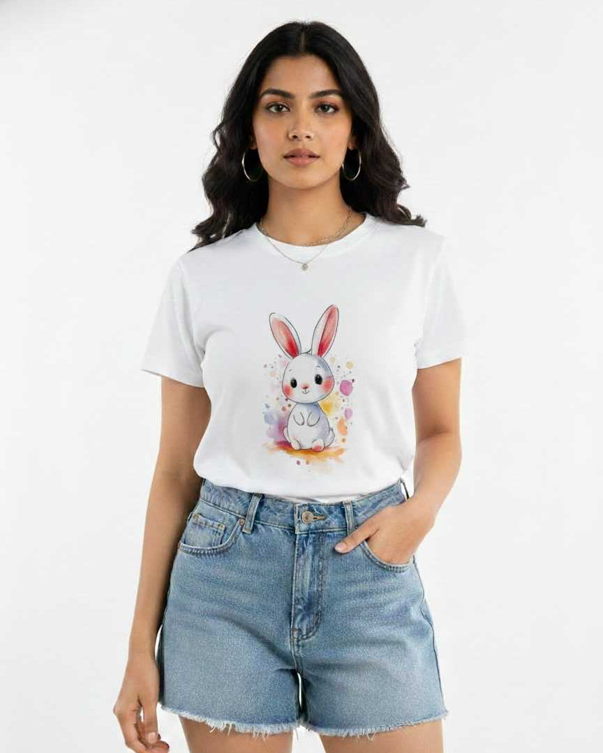 White Graphic-T-Shirt