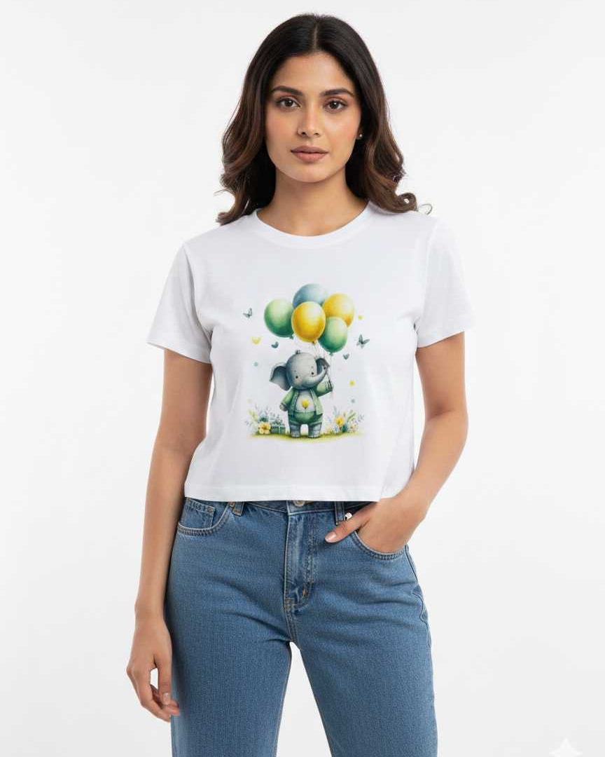 White Graphic T-Shirt