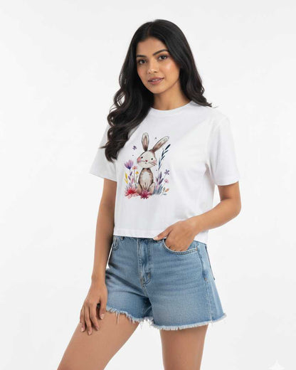 White Graphic-T-Shirt