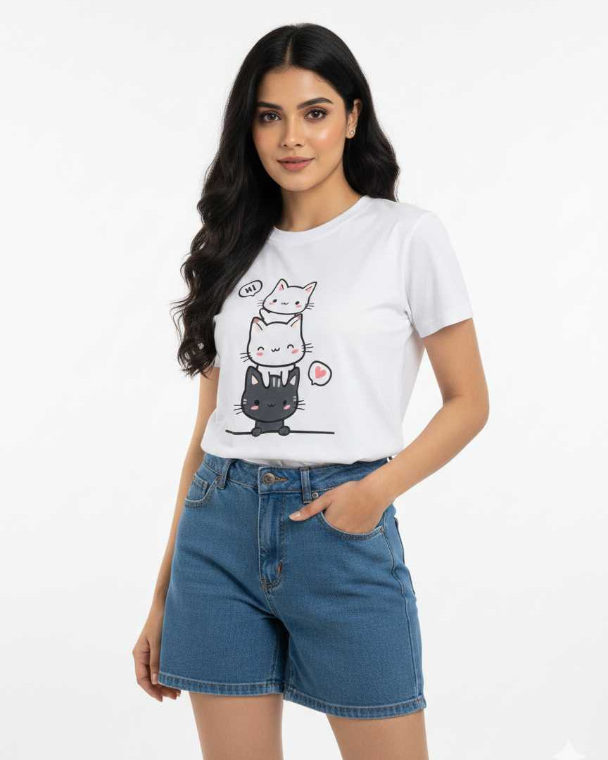 White Graphic T-shirt