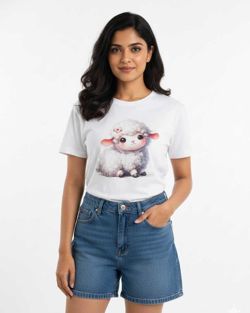 White Graphic T-Shirt