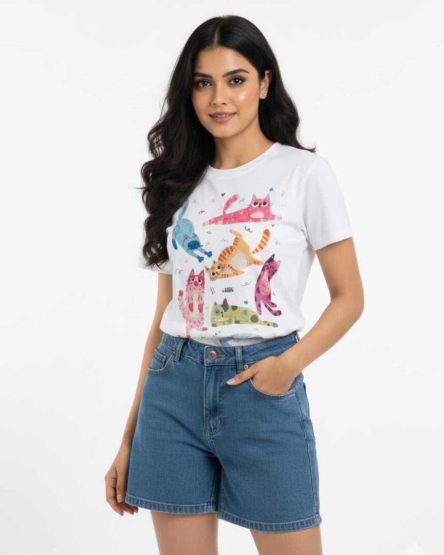 White Graphic T-shirt