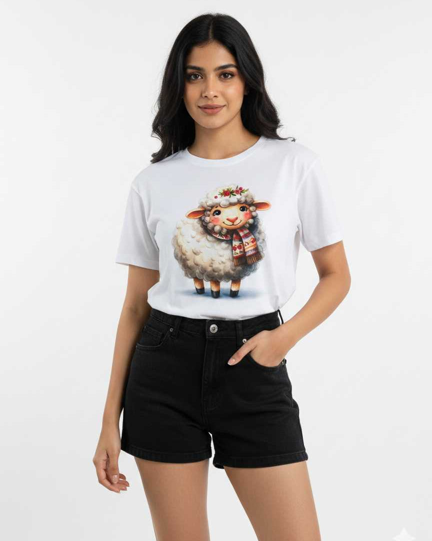 White Graphic T-Shirt