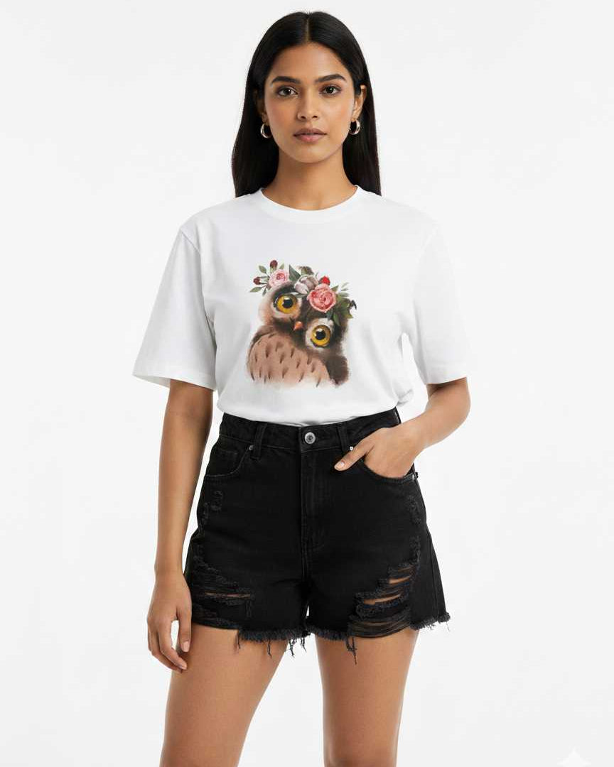 White Graphic T-Shirt