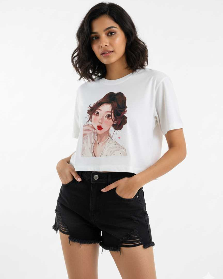 White Graphic T-Shirt