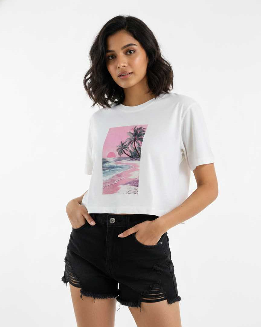 White Graphic T-Shirt