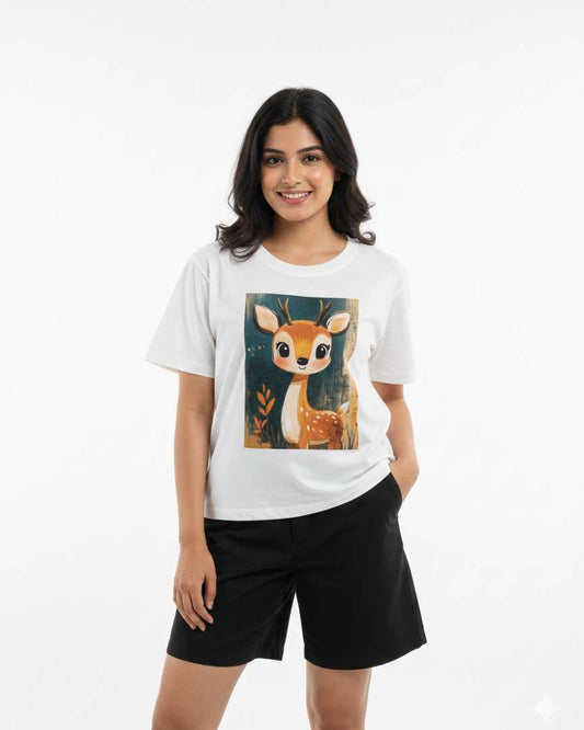 White Graphic T-Shirt