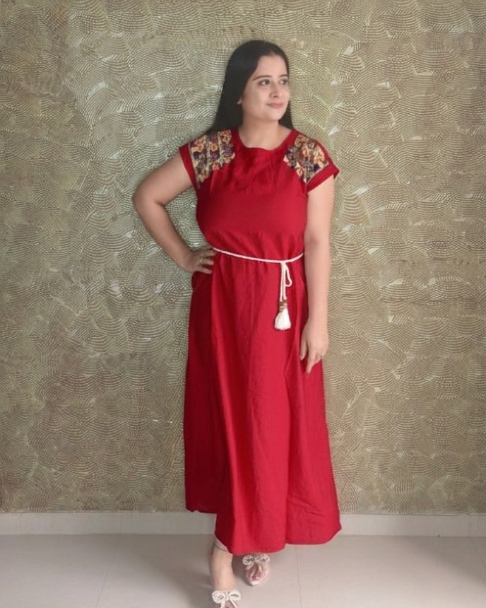 The "Boho-Chic" Embroidered Maxi