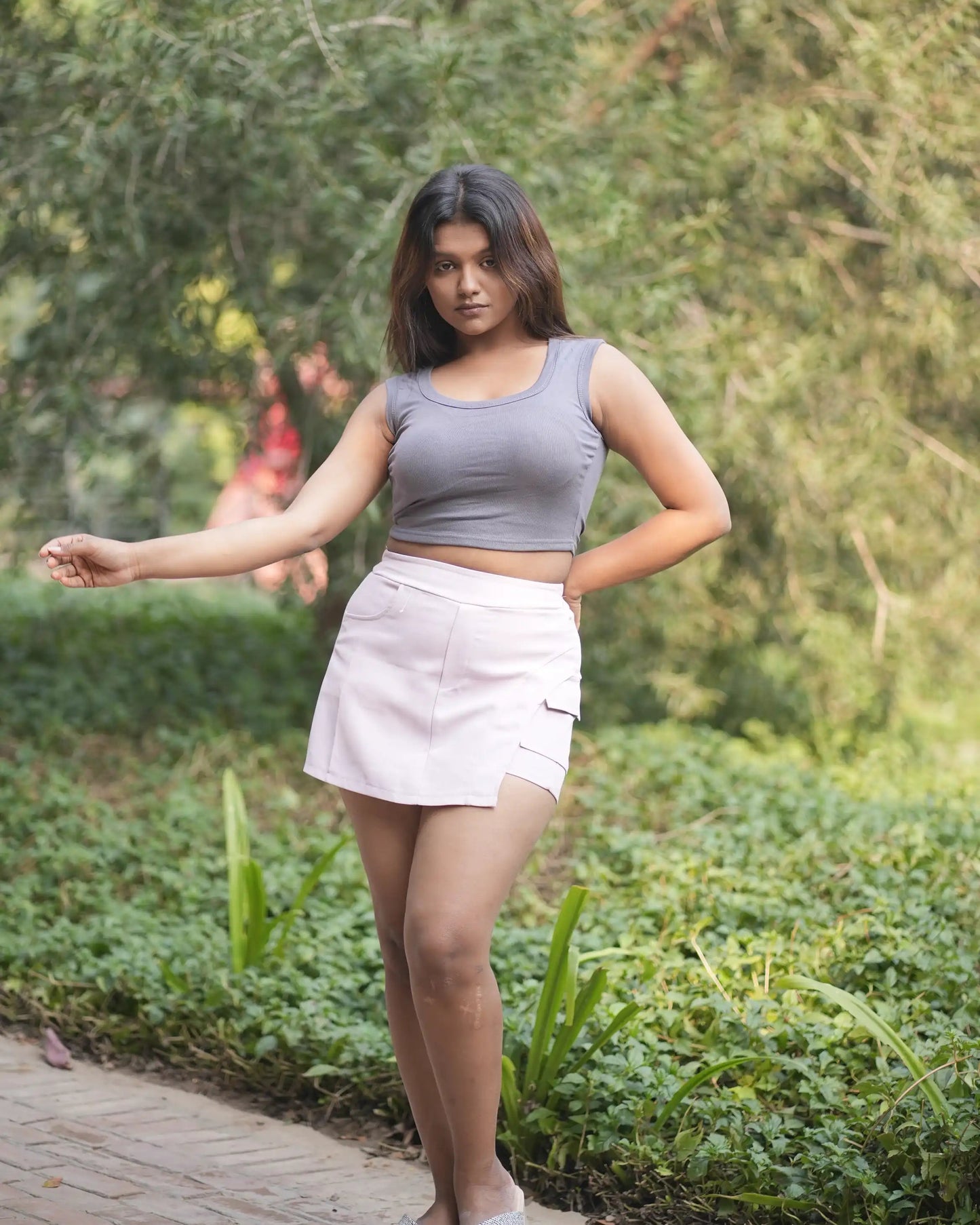 Steel Grey & Soft Petal: A Study in Modern Pastels