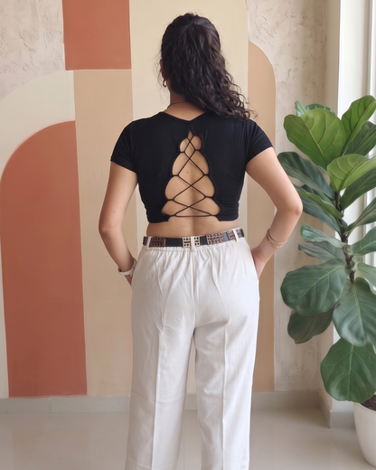 Classic from the front, a statement from the back