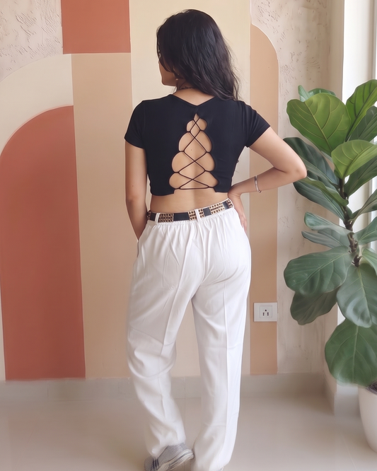 Classic from the front, a statement from the back