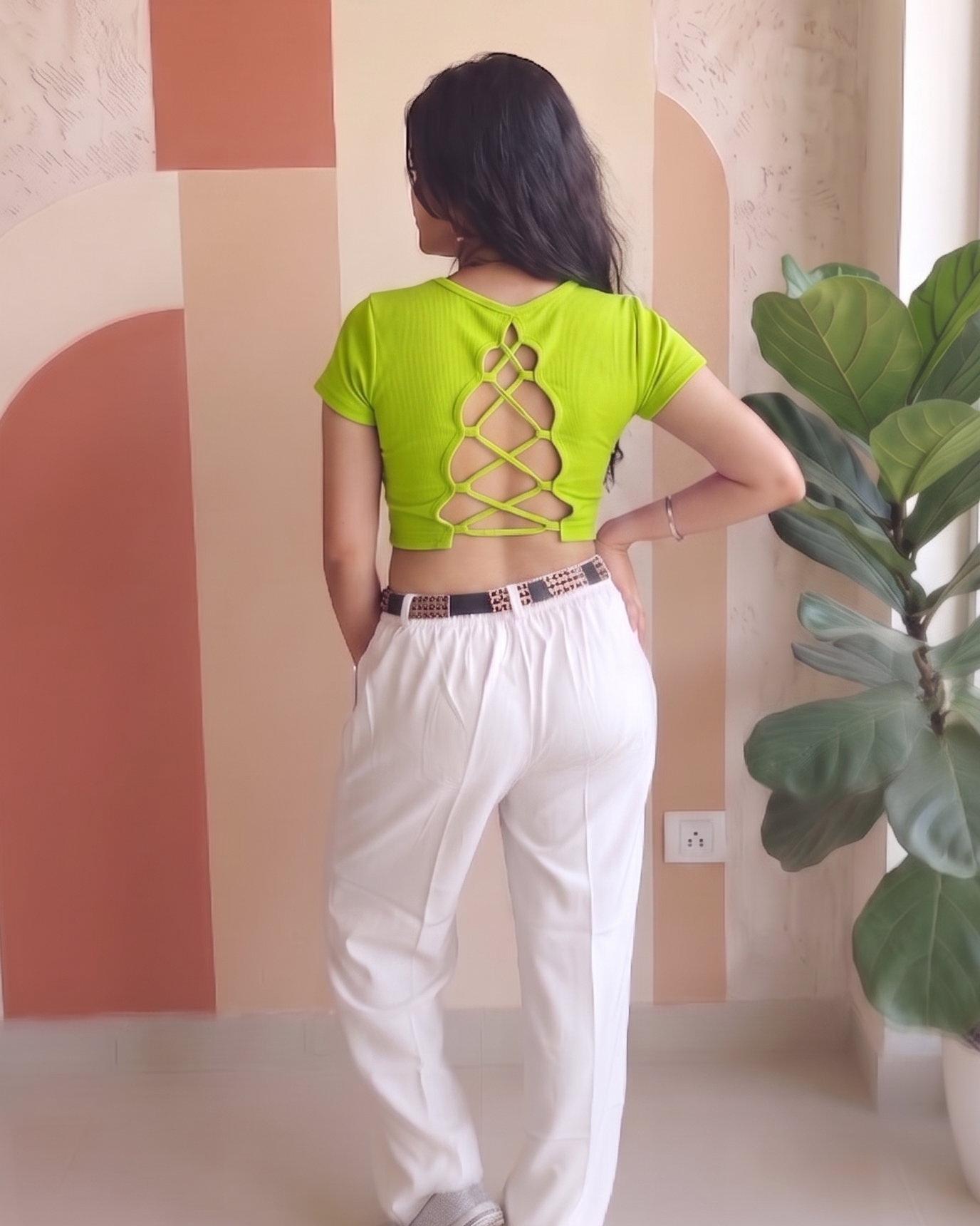 Classic from the front, a statement from the back