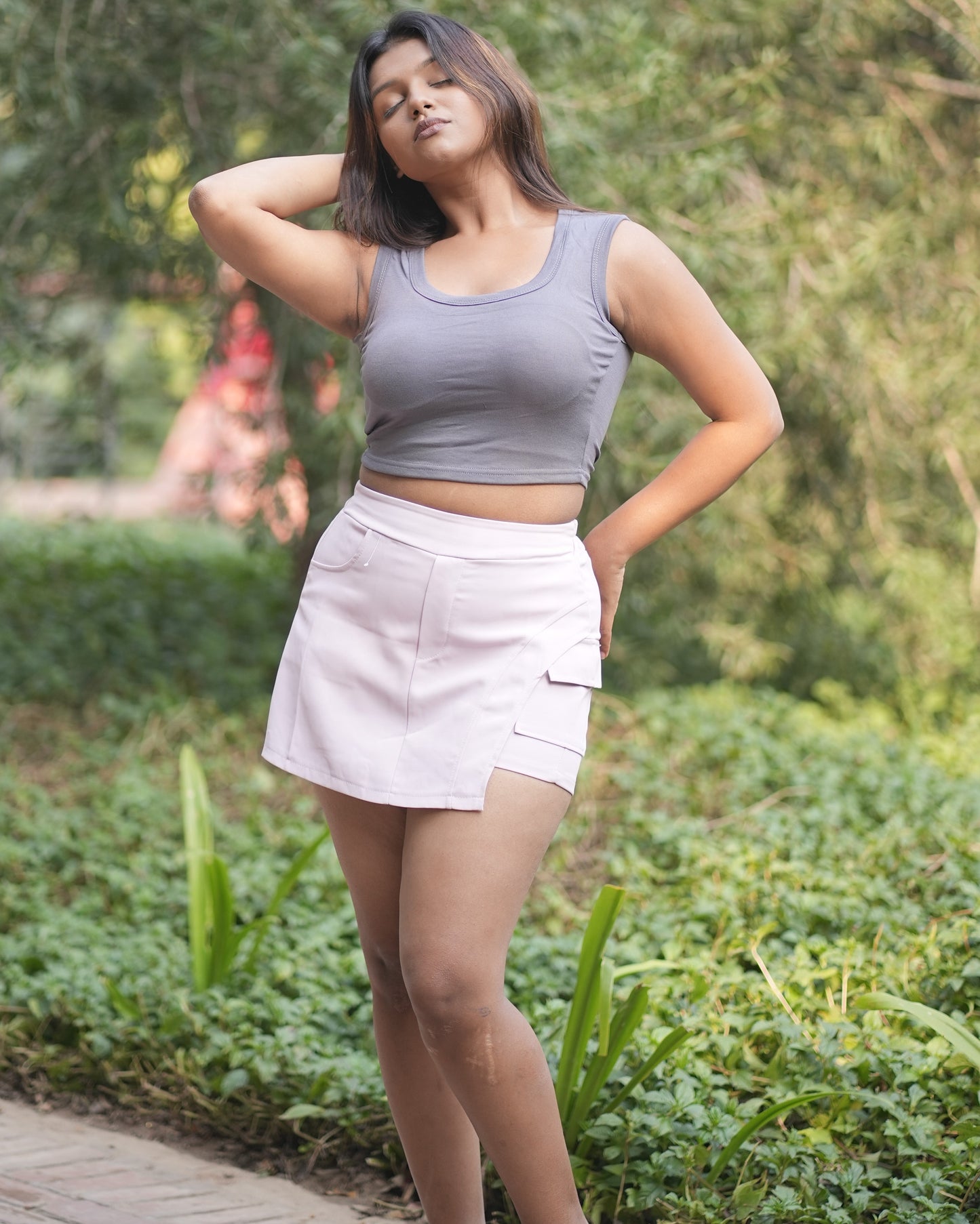 Steel Grey & Soft Petal: A Study in Modern Pastels