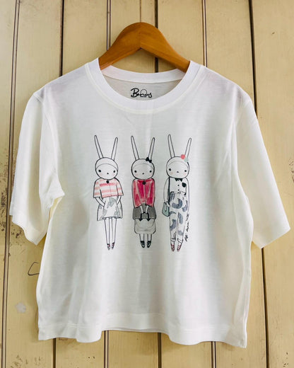 White Graphic-T-Shirt