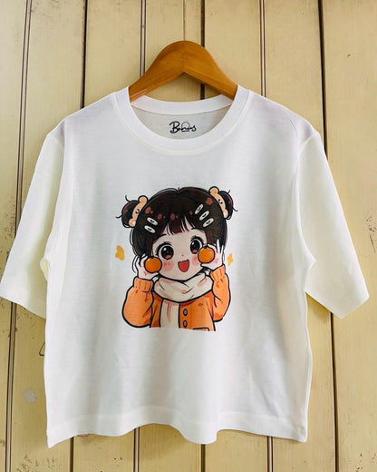 White Graphic T-Shirt