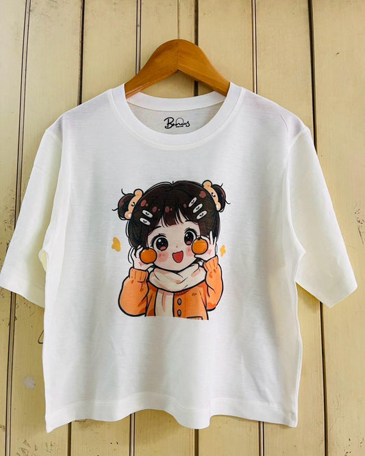 White Graphic T-Shirt