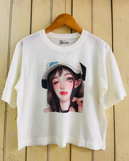 White Graphic T-Shirt