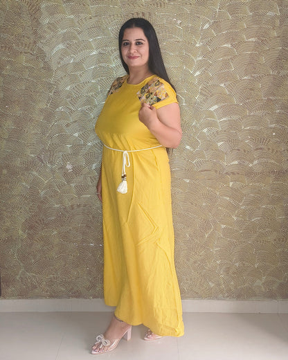 The "Boho-Chic" Embroidered Maxi