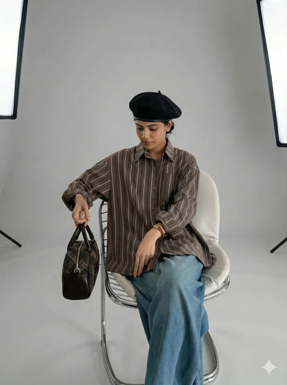 Multi-Way Pinstripe Layering Staple