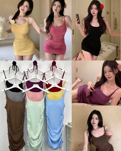 Essential Sleeveless Scoop Neck Mini Dress