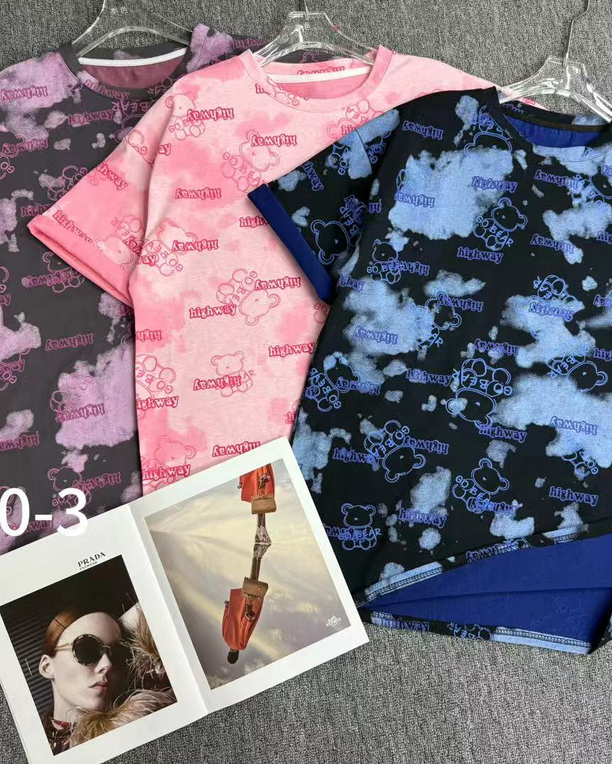 Lucky Print Oversized Cotton T-Shirt