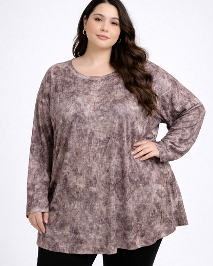 Muted Marble Oversized Tunic
