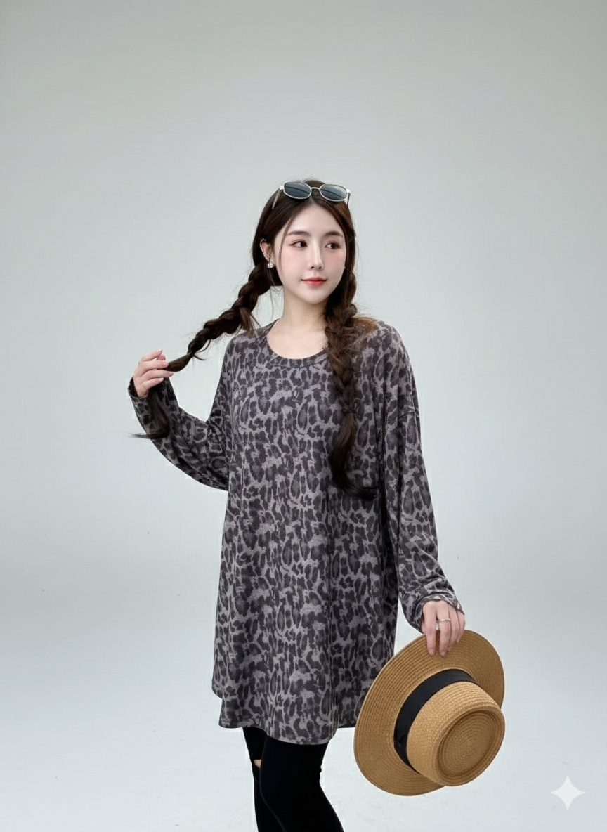 Wild Spirit Leopard Tunic